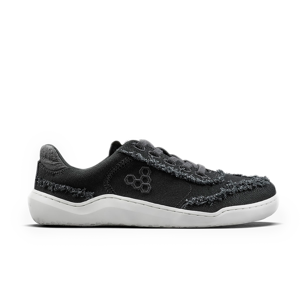 Vivobarefoot Gobi Sneaker Canvas Womens Raven – TheFunctionalJoint