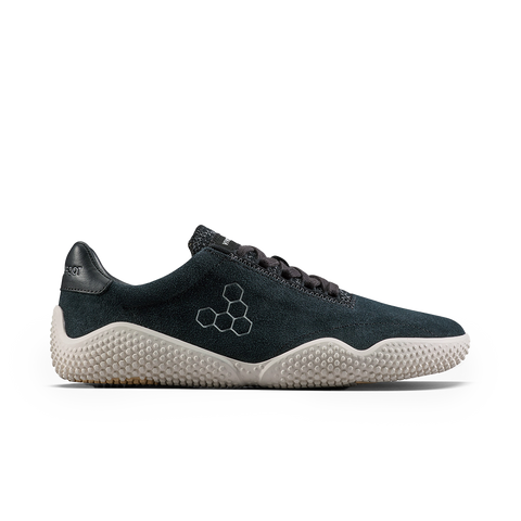 Vivobarefoot Motus Studio Sneaker Leather Womens Obsidian/White
