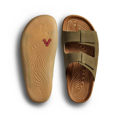 Vivobarefoot Yin Slide Womens Dark Olive