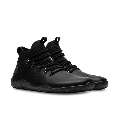 Vivobarefoot Magna Leather FG Obsidian Mens - TheFunctionalJoint