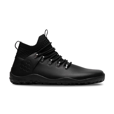 Vivobarefoot Magna Leather FG Obsidian Mens - TheFunctionalJoint