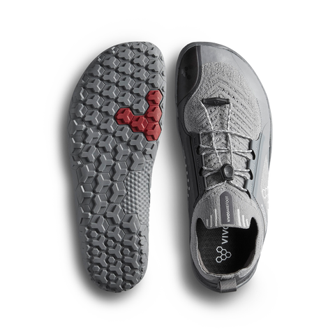 Vivobarefoot Primus Trail Knit FG Mens Ultimate Gray