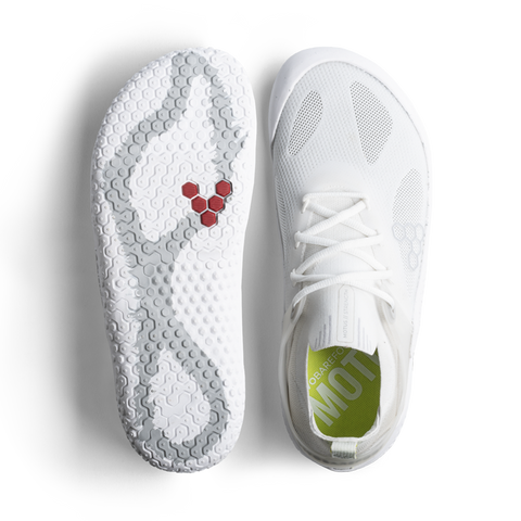 Vivobarefoot Motus Strength Bright White/Grey Womens