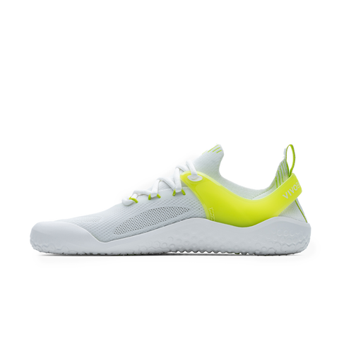 Vivobarefoot Motus Strength Bright White/Acid Lime Mens - TheFunctionalJoint