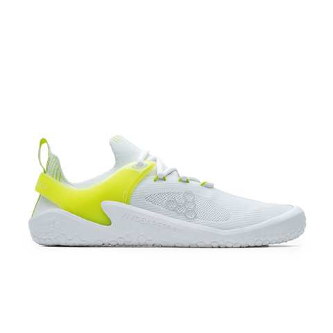 Vivobarefoot Motus Strength Bright White/Acid Lime Mens - TheFunctionalJoint