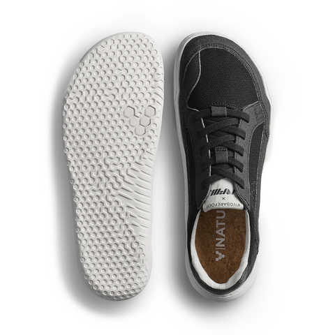 Vivobarefoot Gobi II Sneaker Premium Canvas Mens Obsidian