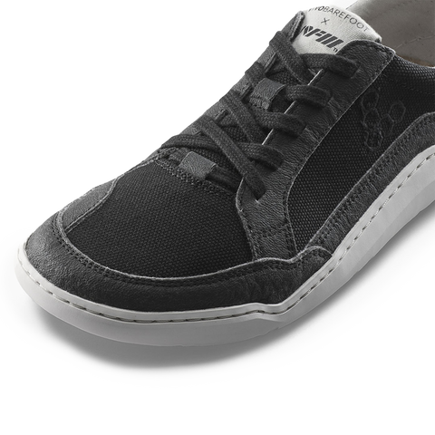 Vivobarefoot Gobi II Sneaker Premium Canvas Mens Obsidian