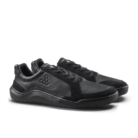 Vivobarefoot Gobi II Premium Leather Mens Triple Obsidian