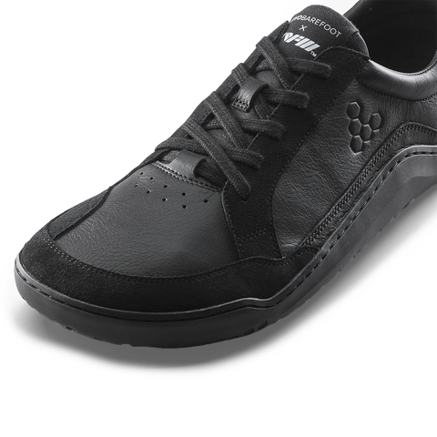 Vivobarefoot Gobi II Premium Leather Mens Triple Obsidian
