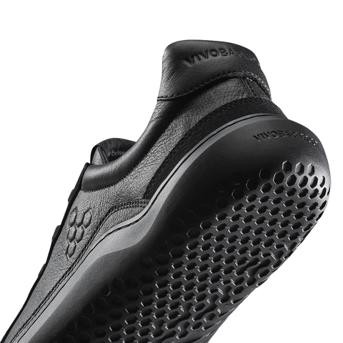 Vivobarefoot Gobi II Premium Leather Mens Triple Obsidian