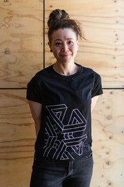 TFJ Womens Maple Tee - Black