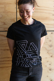 TFJ Womens Maple Tee - Black