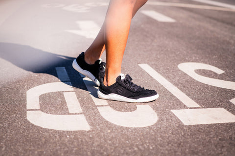 Vivobarefoot Gobi Sneaker Canvas Womens Raven