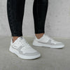 Barebarics - Zing Leather - white & light grey