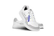 Barebarics - Zing Leather - white & light grey