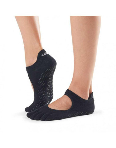 Toe Sox Full Toe Bellarina Black