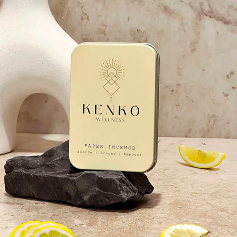 Kenko Wellness Incense Paper - lime and lemongrass