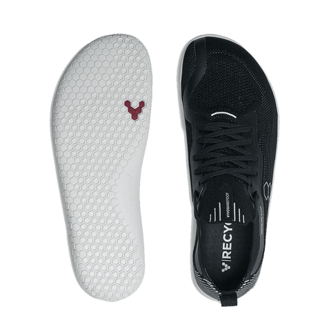 Vivobarefoot Primus Lite Knit Obsidian Womens - TheFunctionalJoint